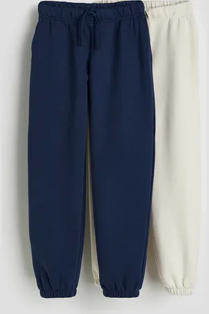 H&M 2er-Pack Joggpants aus Baumwolle - Blau - Kinder
