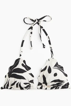 H&M Wattiertes Triangel-Bikinitop - - Damen