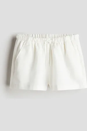 H&M Schlupfshorts aus Leinenmix - Weiß - Kinder