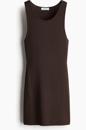 H&M Langes Tanktop - Braun - Damen