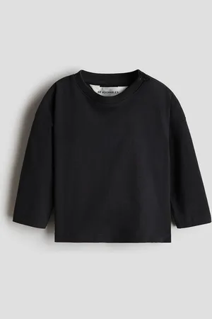 H&M Langarm-T-Shirt aus Pima-Baumwolle - - Kinder