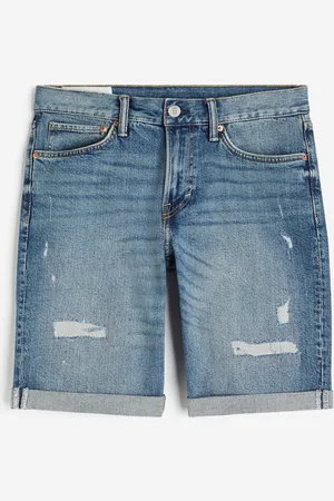 H&M Jeansshorts Regular - Blau - Herren
