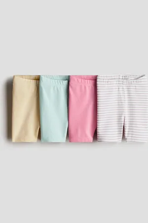H&M 4er-Pack Radlershorts aus Baumwolle - Lila - Kinder