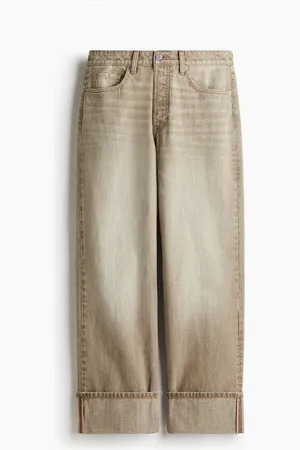 H&M Straight Regular Jeans - - Damen