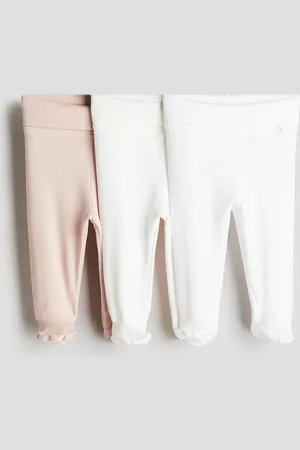 H&M 3er-Pack Leggings mit Umschlagbund - - Kinder