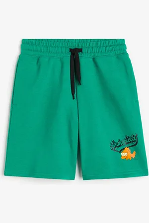 H&M Sweatshorts mit Print - Grün - Kinder
