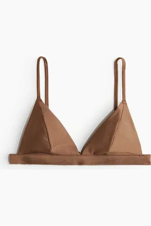 H&M Wattiertes Triangel-Bikinitop - - Damen