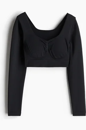 H&M Stretchy & Sculpting Firm Shape Shirt - - Damen