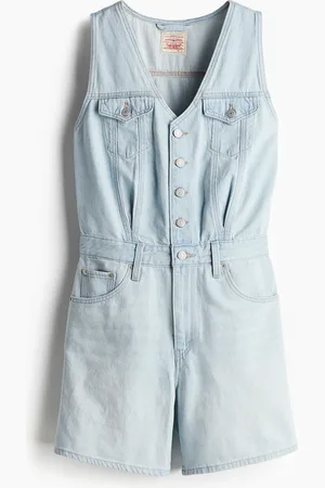 H&M Vest Romper Rom Com - Blau - Damen