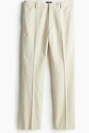 H&M Elegante Hose aus Leinenmix in Slim Fit - - Herren