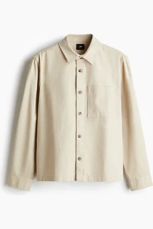 H&M Overshirt aus Baumwolltwill in Regular Fit - - Herren