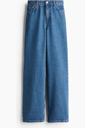 H&M Gerade Jeans - Blau - Damen