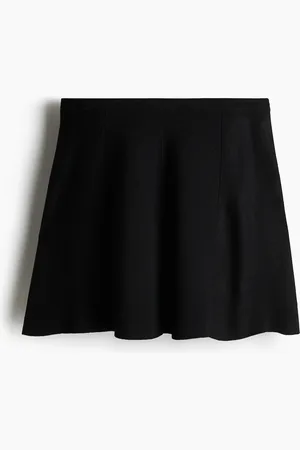 H&M Ausgestellter Rock aus Feinstrick - - Damen