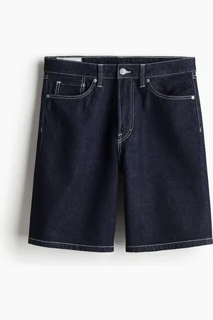 H&M Relaxed Jeansshorts - Blau - Herren