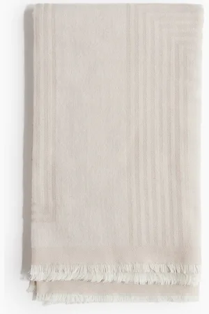 H&M Schal aus Wollmix - Weiß - Damen