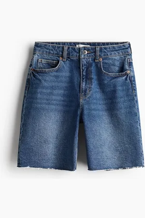 H&M Bermudashorts aus Denim - Blau - Damen