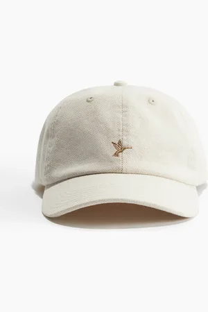 H&M Baumwollcap mit Stickerei - Weiß - Herren