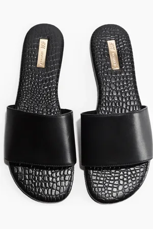 H&M Ledersandalen - - Damen