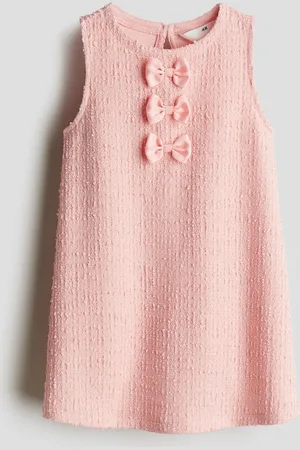 H&M Kleid aus Bouclé - Rosa - Kinder