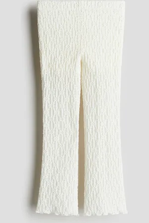 H&M Jerseyhose mit Struktur - Weiß - Kinder