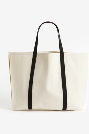 H&M Strandtasche aus Canvas - - Damen