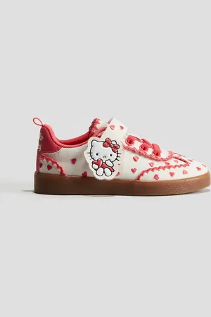 H&M Canvas-Sneaker mit Stickereien - - Kinder