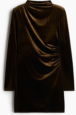 H&M Minikleid mit Schulterpolstern - Grün - Damen