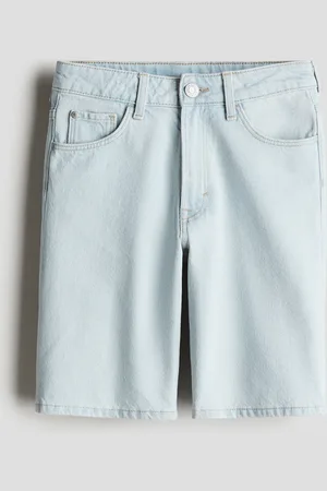H&M Jeansshorts in Loose Fit - Blau - Kinder