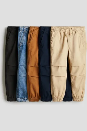 H&M 5er-Pack Joggpants aus Twill - Blau - Kinder