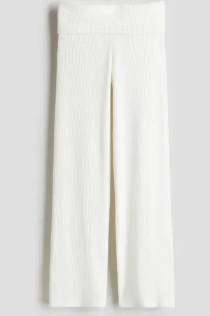 H&M Leggings mit Umschlagbund - Weiß - Kinder