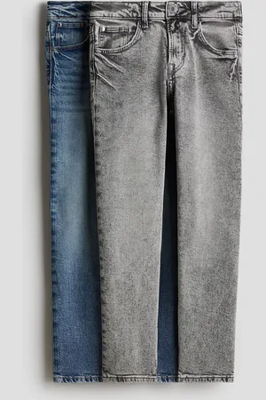 H&M 2er-Pack Comfort Stretch Relaxed Fit Jeans - - Kinder