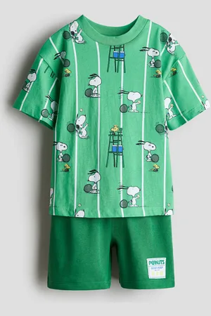 H&M 2-teiliges Set mit Print - Grün - Kinder