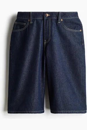 H&M Bermuda-Jeansshorts in Regular Fit - Blau - Damen