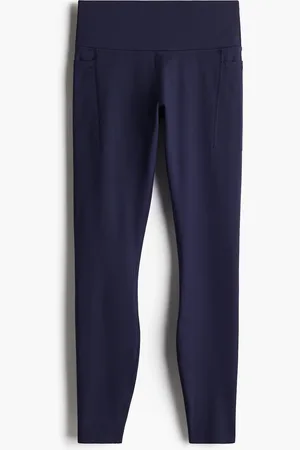 H&M Sportleggings mit DryMove und Beintaschen - Blau - Sportswear