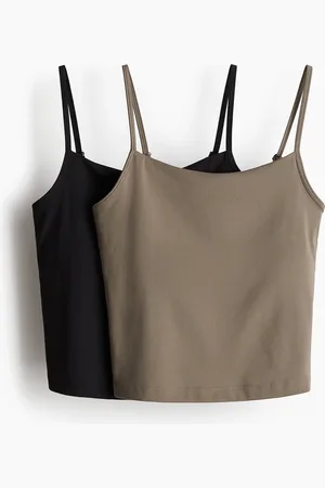H&M 2er-Pack Sport-Trägertops mit DryMove - - Sportswear