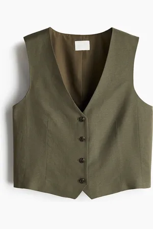 H&M Elegante Anzugweste - Grün - Damen