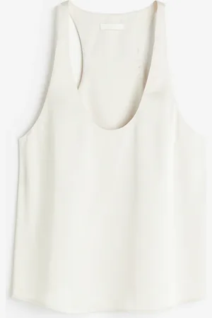 H&M Tanktop mit Racerback - Weiß - Damen