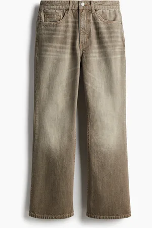 H&M Baggy Bootcut Regular Jeans - - Damen