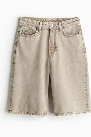 H&M Bermuda Baggy High Denimshorts - - Damen