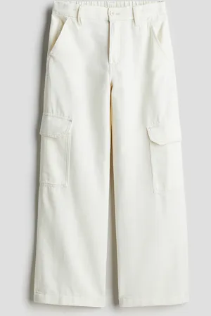 H&M Weite Cargohose - Weiß - Kinder