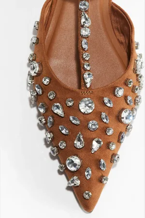 H&M Sandaletten mit Strass - - Damen