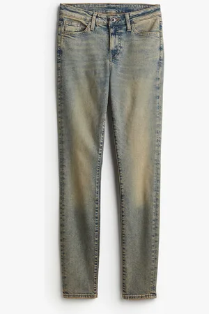 H&M Skinny Regular Ankle Jeans - Blau - Damen