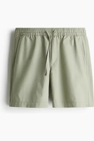 H&M Canvas-Shorts in Regular Fit - Grün - Herren