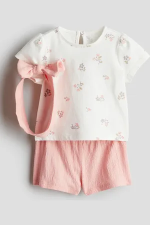 H&M 3-teiliges Baumwolljersey-Set - Rosa - Kinder