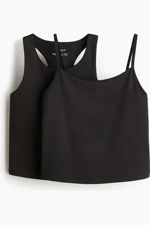 H&M 2-Pack Sporttops mit integriertem Top mit DryMove - - Kinder