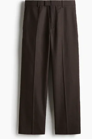 H&M Elegante Hose aus Leinenmix in Relaxed Fit - Braun - Herren