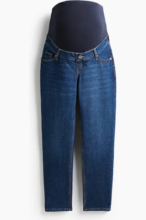 H&M MAMA Slim Mom Ankle Jeans - Blau - Damen