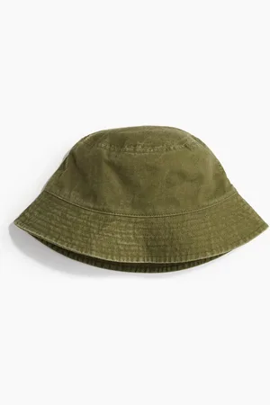 H&M Bucket Hat aus Baumwolle - Grün - Damen