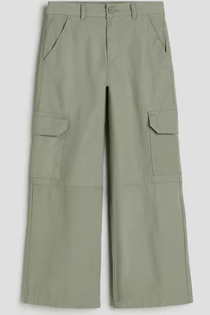 H&M Weite Cargohose - Grün - Kinder