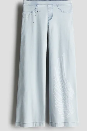 H&M Weite Hose im Denimlook - Blau - Kinder